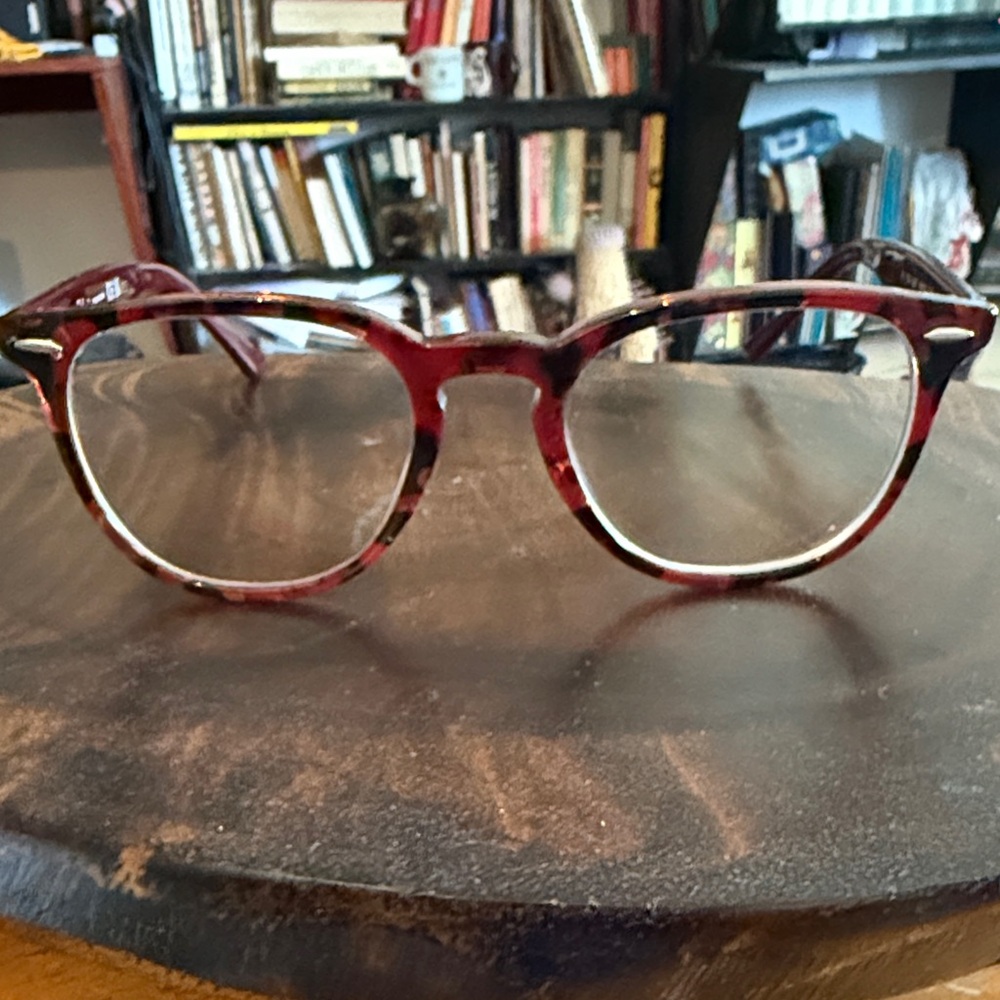 Ray-Ban Burgundy Tortoise Glasses